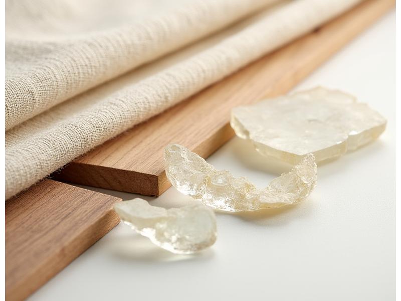 Close-up of various natural, eco-friendly materials like undyed linen, reclaimed wood, and recycled glass, artfully arranged.