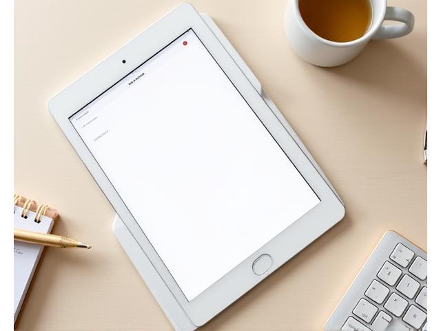 A digital tablet displaying a personalised style guide with seasonal updates and outfit combinations, symbolising ongoing support.